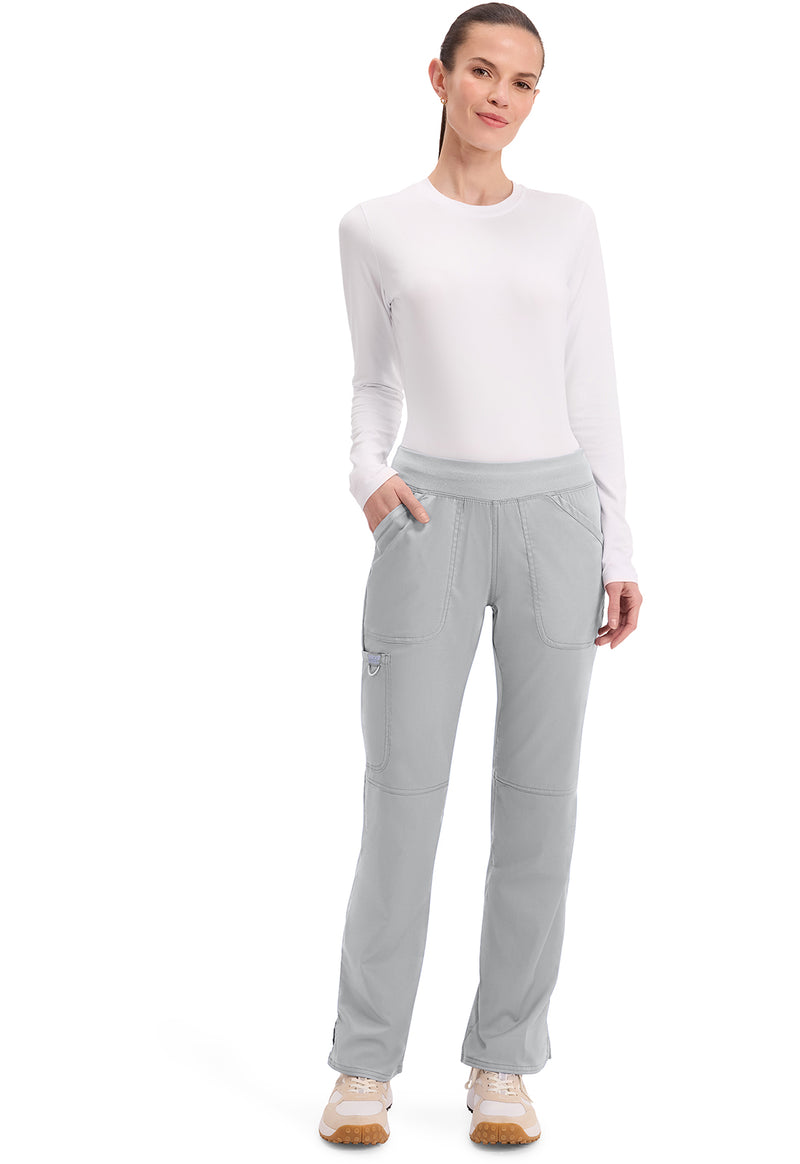 Grey - Cherokee Cherokee WW Revolution Women's Scrub Pants - Detail 1 View