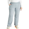 grey - Mid Rise Straight Leg Pull-on Pant