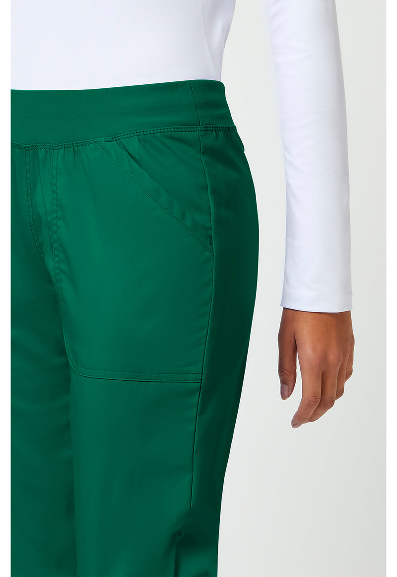 Hunter Green - Cherokee Cherokee WW Revolution Women's Scrub Pants - Detail 4 View
