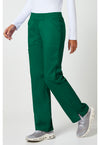 Hunter Green - Cherokee Cherokee WW Revolution Women's Scrub Pants - Left Side View