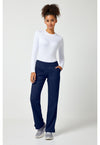 Navy - Cherokee Cherokee WW Revolution Women's Scrub Pants - Detail 1 View