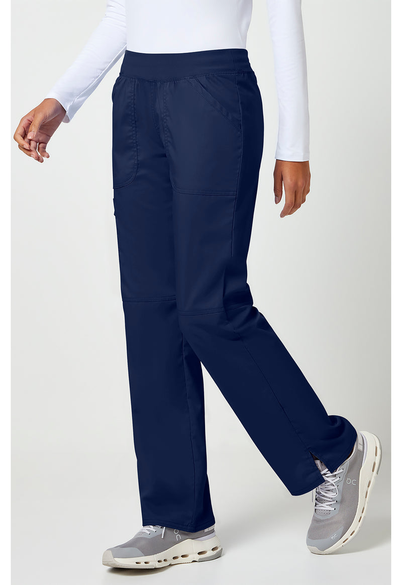 Navy - Cherokee Cherokee WW Revolution Women's Scrub Pants - Left Side View