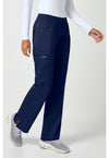 Navy - Cherokee Cherokee WW Revolution Women's Scrub Pants - Right Side View