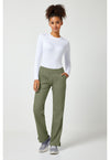 Olive - Cherokee Cherokee WW Revolution Women's Scrub Pants - Detail 1 View