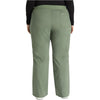 olive - Mid Rise Straight Leg Pull-on Pant