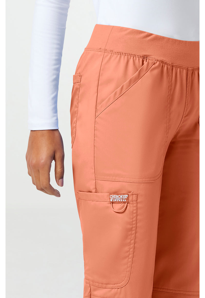 Papaya Juice - Cherokee Cherokee WW Revolution Women's Scrub Pants - Detail 3 View