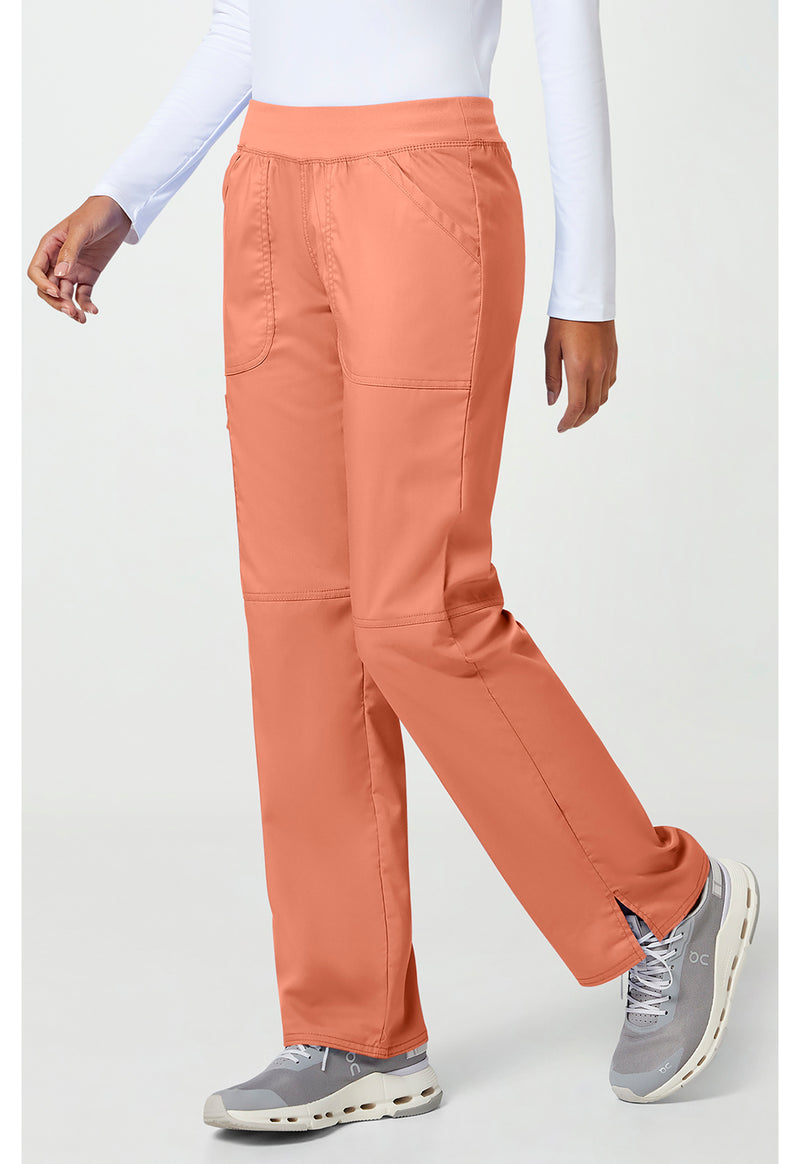 Papaya Juice - Cherokee Cherokee WW Revolution Women's Scrub Pants - Left Side View