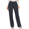 pewter - Mid Rise Straight Leg Pull-on Pant