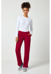 Red - Cherokee Cherokee WW Revolution Women's Scrub Pants - Detail 1 View