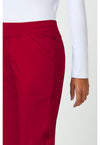Red - Cherokee Cherokee WW Revolution Women's Scrub Pants - Detail 4 View
