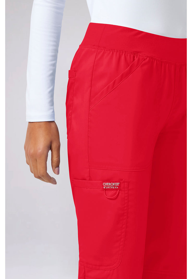 Sweet Paprika - Cherokee Cherokee WW Revolution Women's Scrub Pants - Detail 3 View