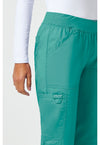 Soft Marine - Cherokee Cherokee WW Revolution Women's Scrub Pants - Detail 3 View
