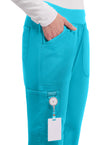 Turquoise - Cherokee Cherokee WW Revolution Women's Scrub Pants - Detail 2 View