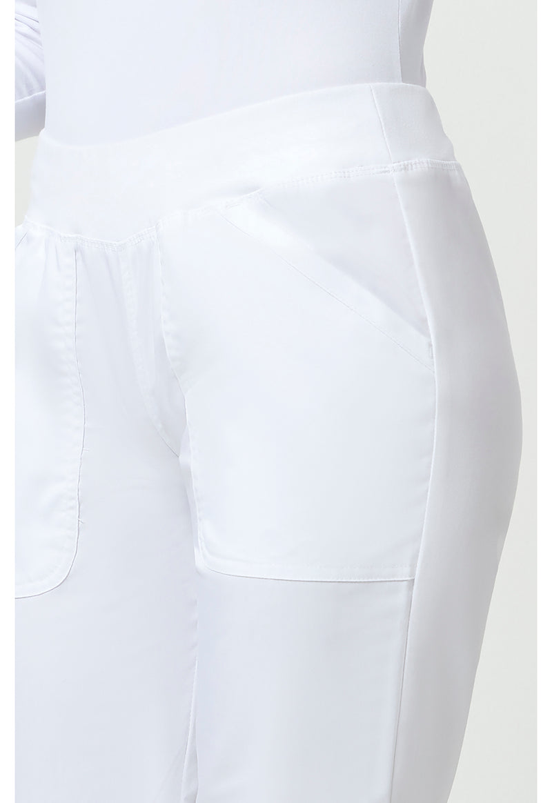 White - Cherokee Cherokee WW Revolution Women's Scrub Pants - Detail 4 View