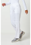 White - Cherokee Cherokee WW Revolution Women's Scrub Pants - Left Side View