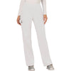 white - Mid Rise Straight Leg Pull-on Pant