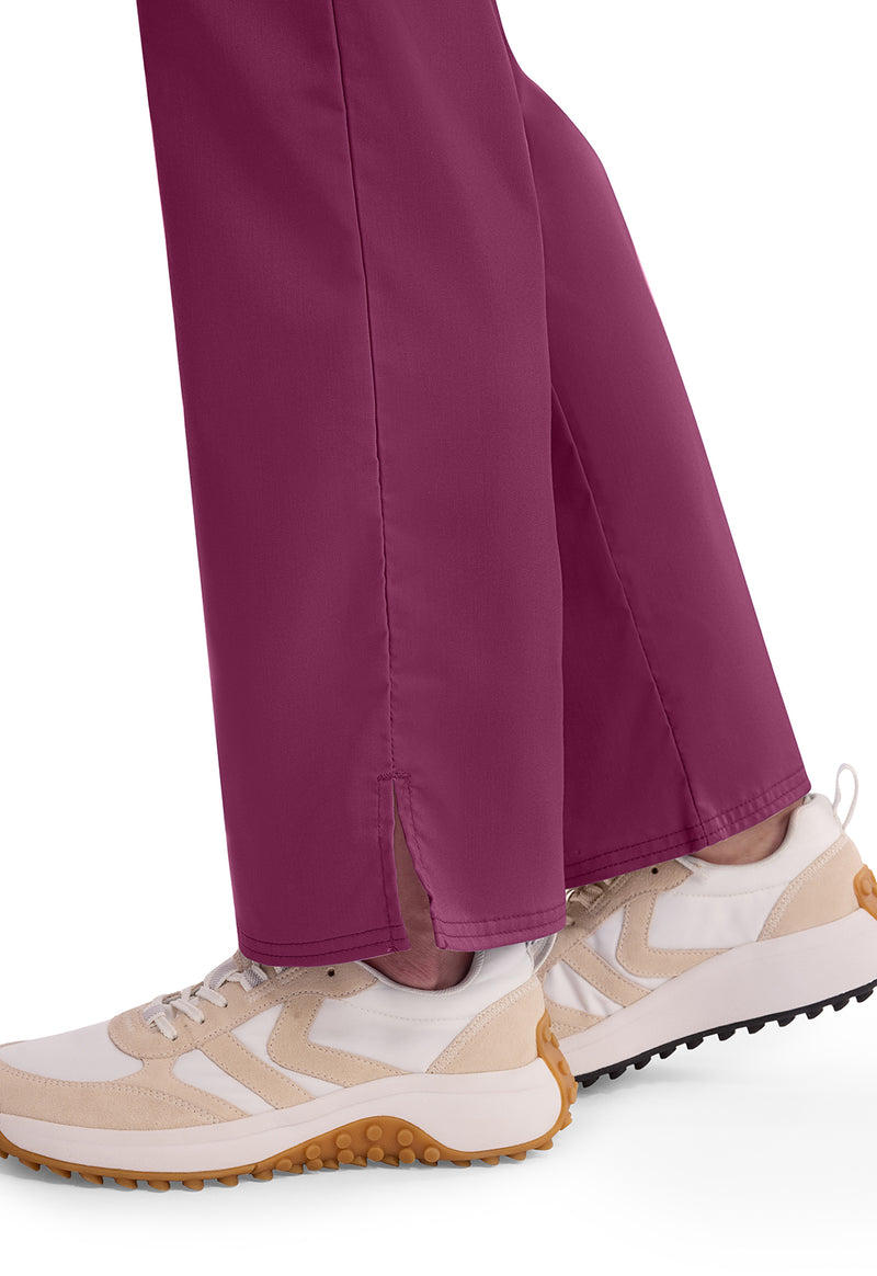 Wine - Cherokee Cherokee WW Revolution Women's Scrub Pants - Detail 3 View