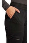 Black - Cherokee Cherokee WW Revolution Women's Scrub Pants - Detail 2 View