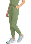 Celery Green - Cherokee Cherokee WW Revolution Women's Scrub Pants - Left Side View