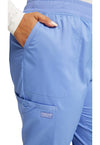 Ciel Blue - Cherokee Cherokee WW Revolution Women's Scrub Pants - Detail 1 View