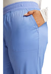 Ciel Blue - Cherokee Cherokee WW Revolution Women's Scrub Pants - Detail 2 View