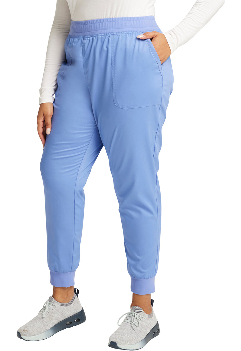 Ciel Blue - Cherokee Cherokee WW Revolution Women's Scrub Pants - Left Side View