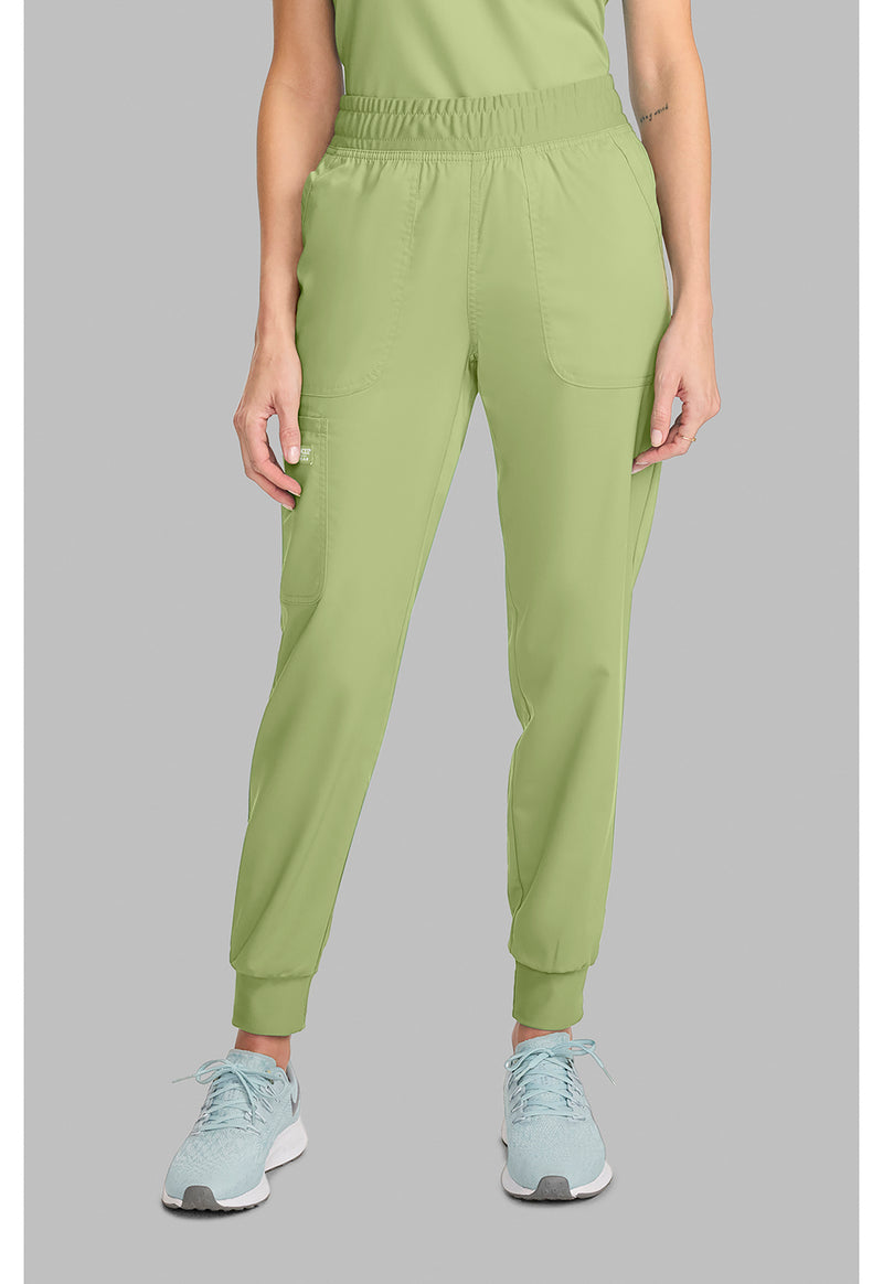 Cucumber - Cherokee WW Revolution Women's Scrub Pants - Front View