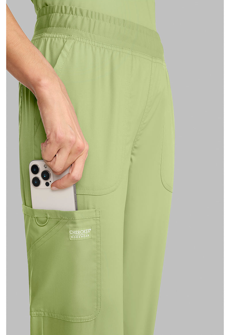 Cucumber - Cherokee Cherokee WW Revolution Women's Scrub Pants - Detail 4 View