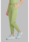 Cucumber - Cherokee Cherokee WW Revolution Women's Scrub Pants - Left Side View