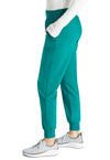 Hunter Green - Cherokee Cherokee WW Revolution Women's Scrub Pants - Left Side View