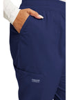 Navy - Cherokee Cherokee WW Revolution Women's Scrub Pants - Detail 1 View