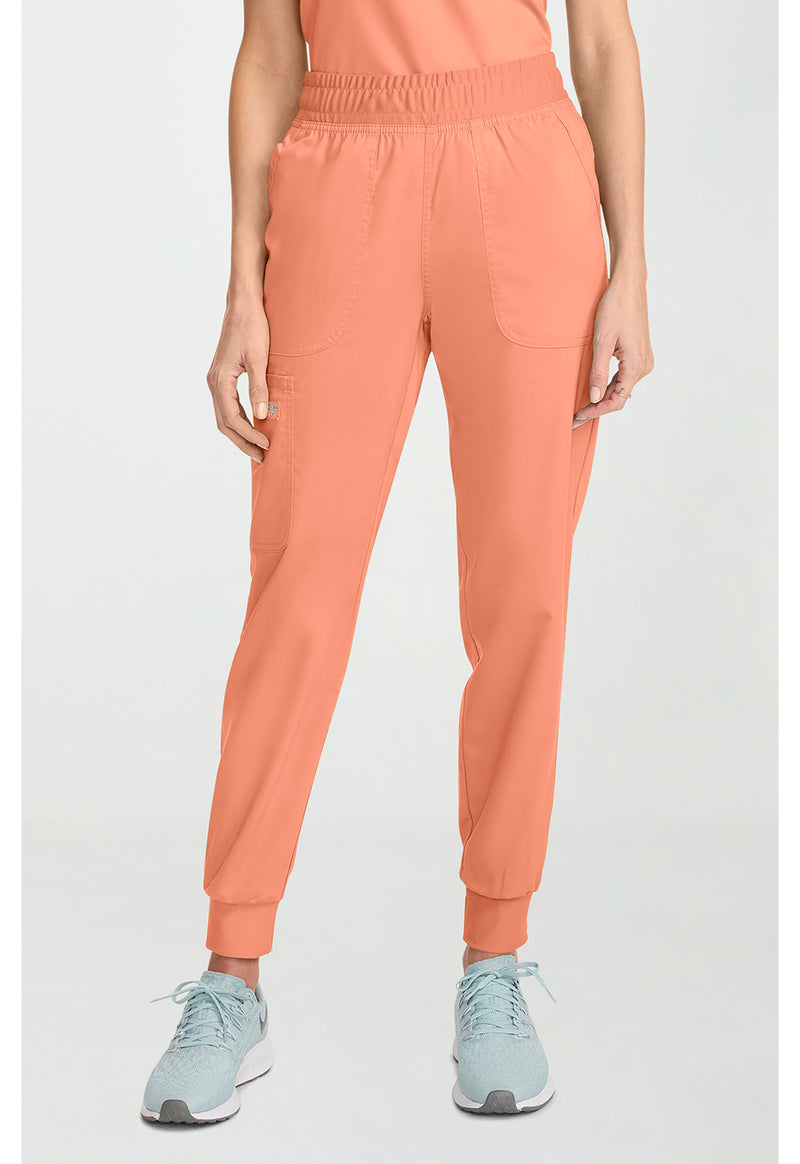 Papaya Juice - Cherokee WW Revolution Women's Scrub Pants - Front View