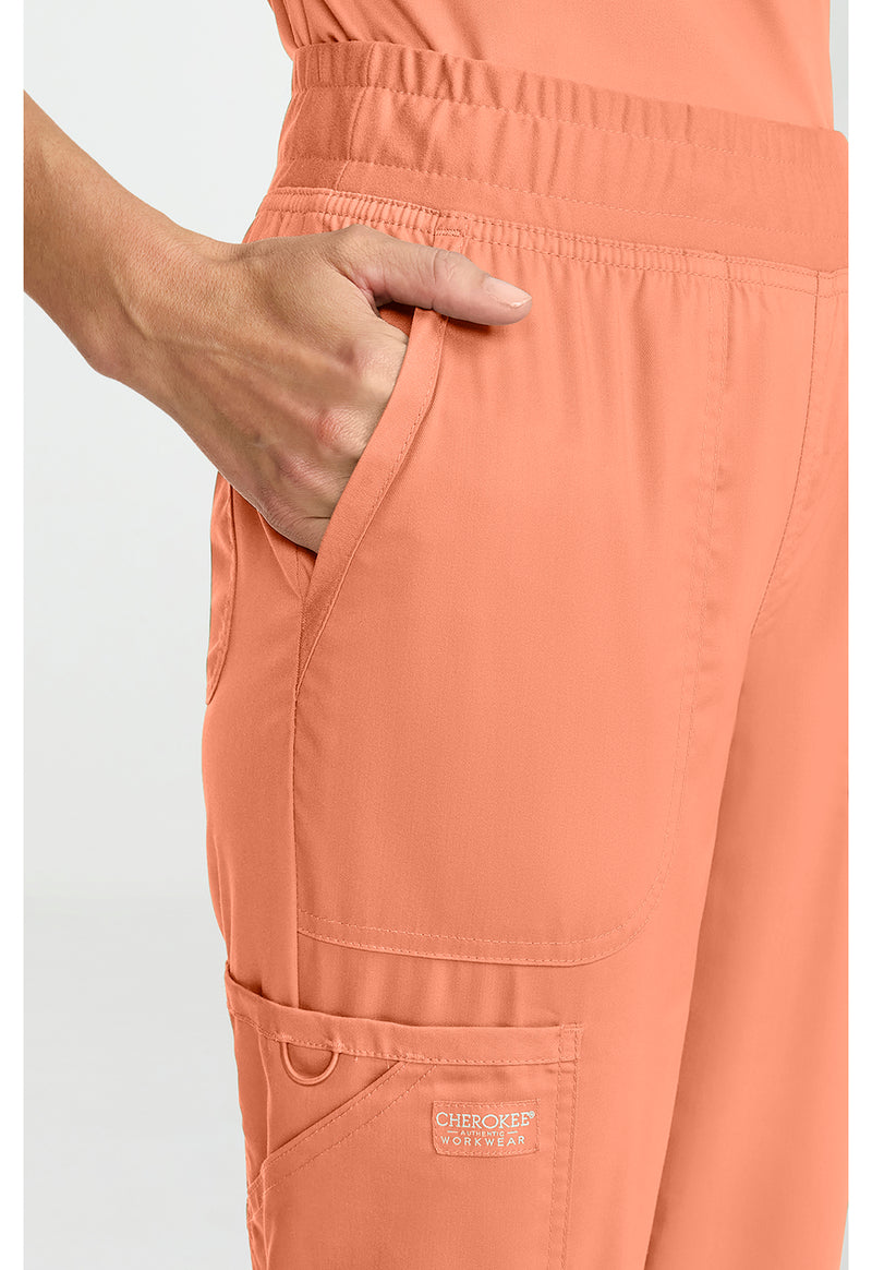 Papaya Juice - Cherokee Cherokee WW Revolution Women's Scrub Pants - Detail 3 View