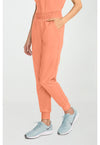 Papaya Juice - Cherokee Cherokee WW Revolution Women's Scrub Pants - Left Side View