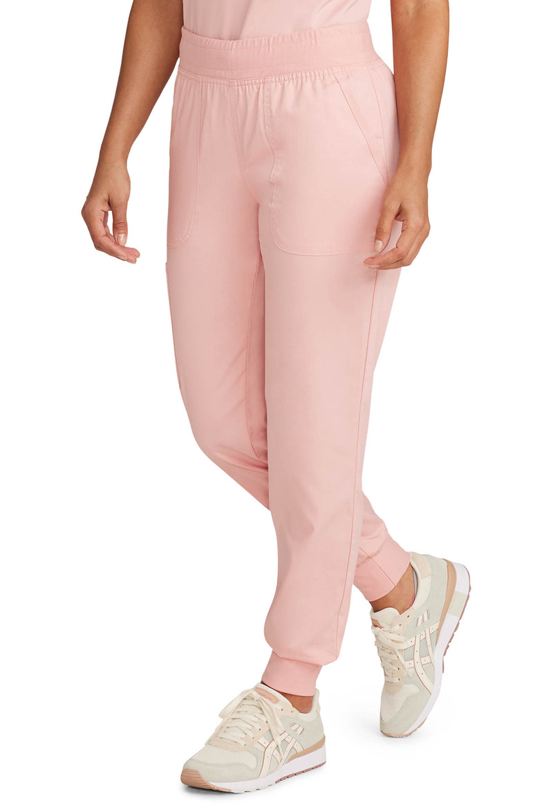Pink Essence - Cherokee Cherokee WW Revolution Women's Scrub Pants - Left Side View