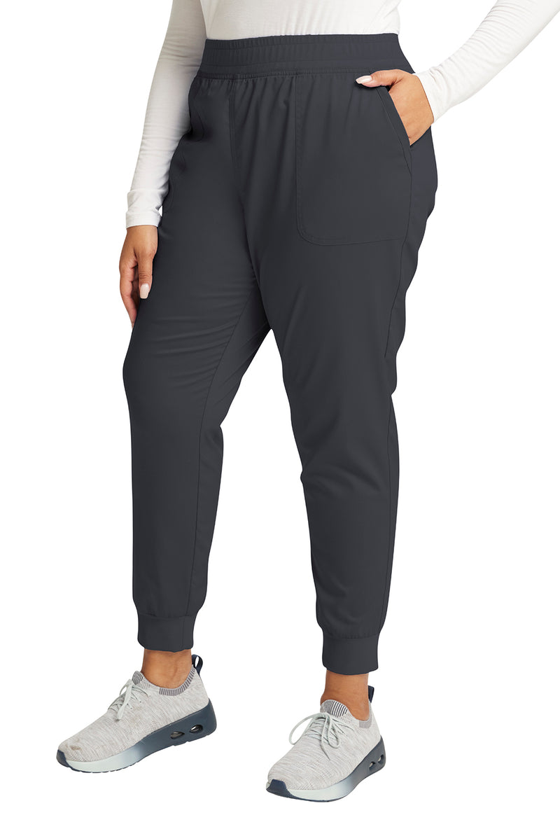 Pewter - Cherokee Cherokee WW Revolution Women's Scrub Pants - Left Side View