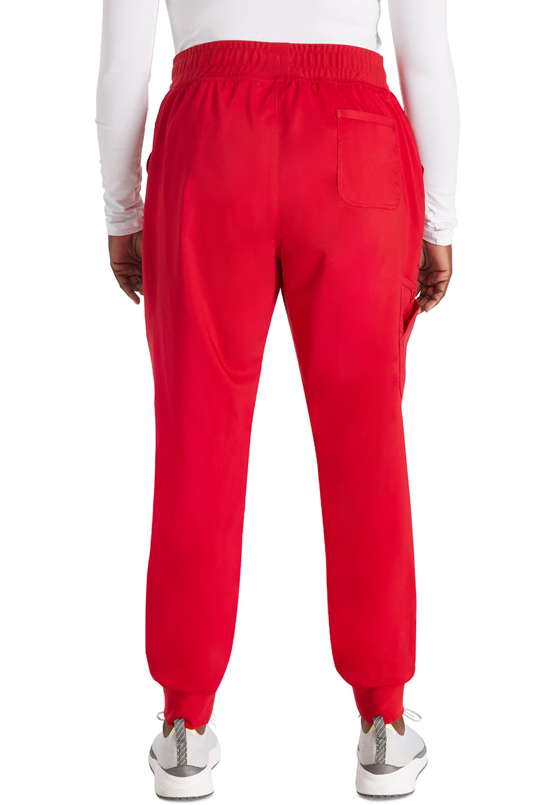Red - Cherokee WW Revolution Women's Scrub Pants - Back View