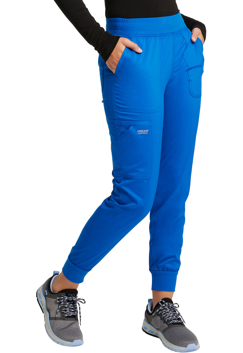Royal - Cherokee Cherokee WW Revolution Women's Scrub Pants - Right Side View