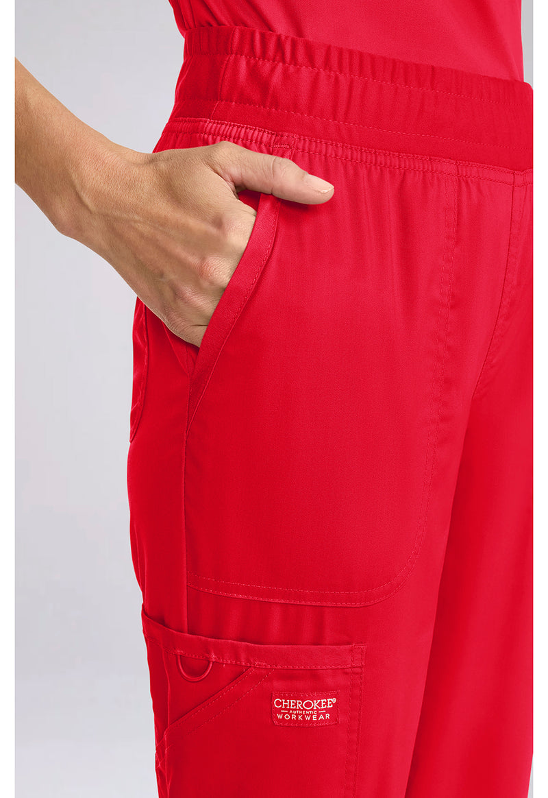 Sweet Paprika - Cherokee Cherokee WW Revolution Women's Scrub Pants - Detail 3 View