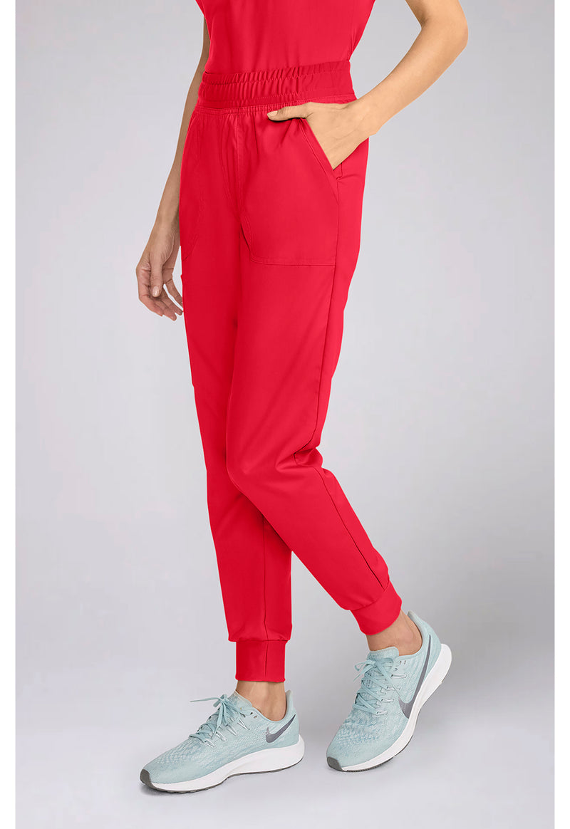 Sweet Paprika - Cherokee Cherokee WW Revolution Women's Scrub Pants - Left Side View