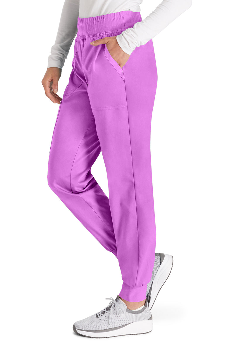 Sweet Berry - Cherokee Cherokee WW Revolution Women's Scrub Pants - Left Side View