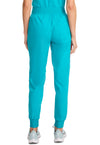 Teal Blue - Cherokee WW Revolution Women's Scrub Pants - Back View