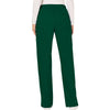hunter green - Mid Rise Moderate Flare Drawstring Pant