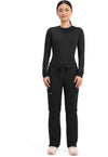 Black - Cherokee Cherokee WW Revolution Women's Scrub Pants - Detail 1 View