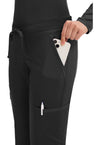 Black - Cherokee Cherokee WW Revolution Women's Scrub Pants - Detail 3 View