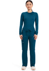 Caribbean Blue - Cherokee Cherokee WW Revolution Women's Scrub Pants - Detail 1 View