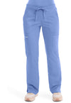 Ciel Blue - Cherokee WW Revolution Women's Scrub Pants - Front View