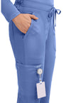 Ciel Blue - Cherokee Cherokee WW Revolution Women's Scrub Pants - Detail 2 View
