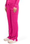 Electric Pink - Cherokee Cherokee WW Revolution Women's Scrub Pants - Left Side View
