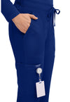 Galaxy Blue - Cherokee Cherokee WW Revolution Women's Scrub Pants - Detail 2 View